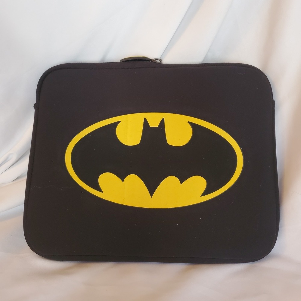 DC Comic Batman Black 8" x 10" neoprene Tablet/Pad Soft Sleeve Zipper Case